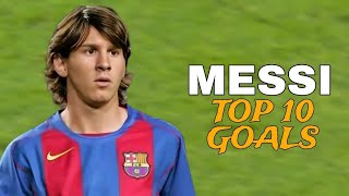 Lionel Messi Top 10 Goals Ever.
