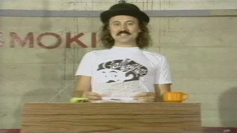 1980: Gallagher's news anchor comedy