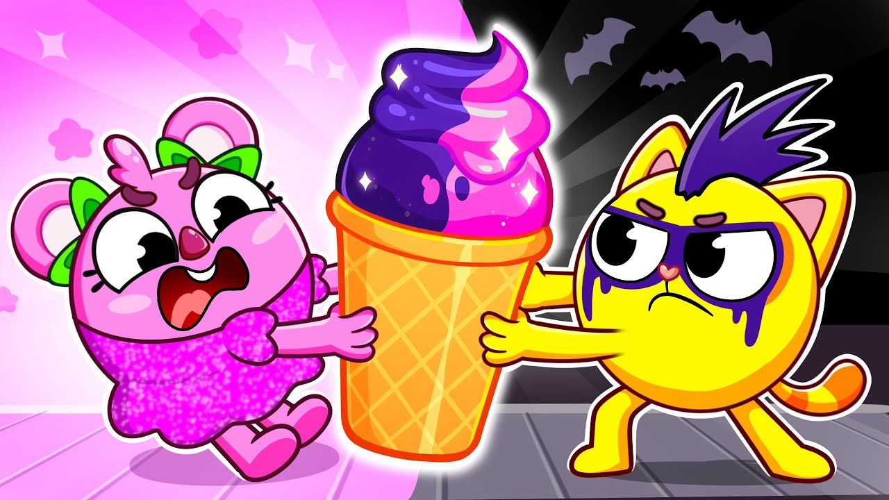 Opposites for Kids! Black vs Pink & Big vs Small | Fun Kids Songs & Nursery Rhymes by Baby Zoo🐱🐨