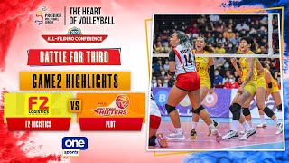 F2 Logistics Vs Pldt Battle For 3rd G2 Highlights  2023 Pvl Allfilipino Conference  Mar 28 2023