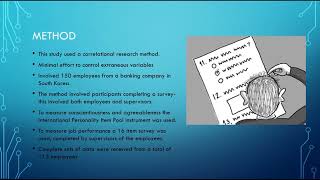 Emma Stafford - Personality and Job Performance