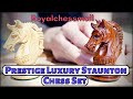 Royalchessmall  46 prestige luxury staunton chess pieces  luxurious and practical chess set