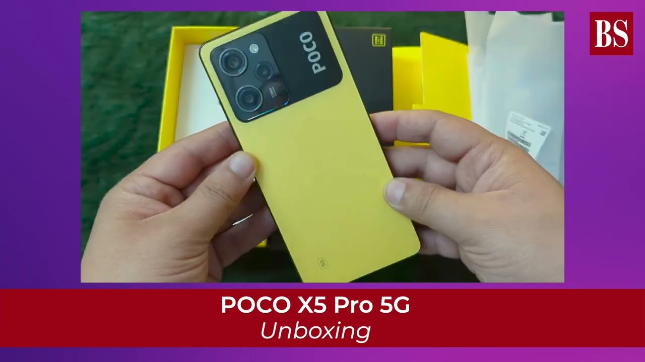 POCO X5 Pro 5G: Unboxing, first looks at performance-centric midrange phone  