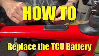 Replace the TCU Battery on your Specialized Turbo Creo (New!)