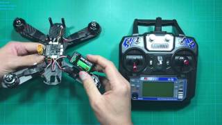 #6 - Cómo montar un drone de carreras paso a paso - Sincronizando emisora y receptor FLYSKY FS-i6