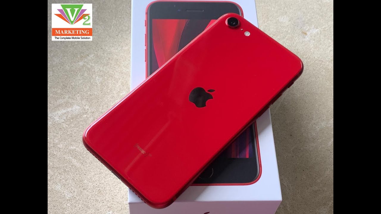 iPhone SE 2 RED 2020 UNBOXING 256 GB V2 MARKETING YouTube