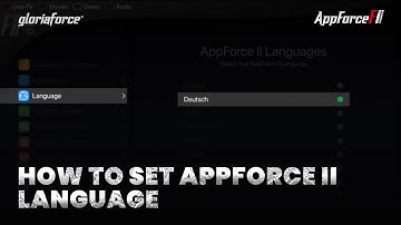 How to set Appforce II Language | Gloriaforce Android Box