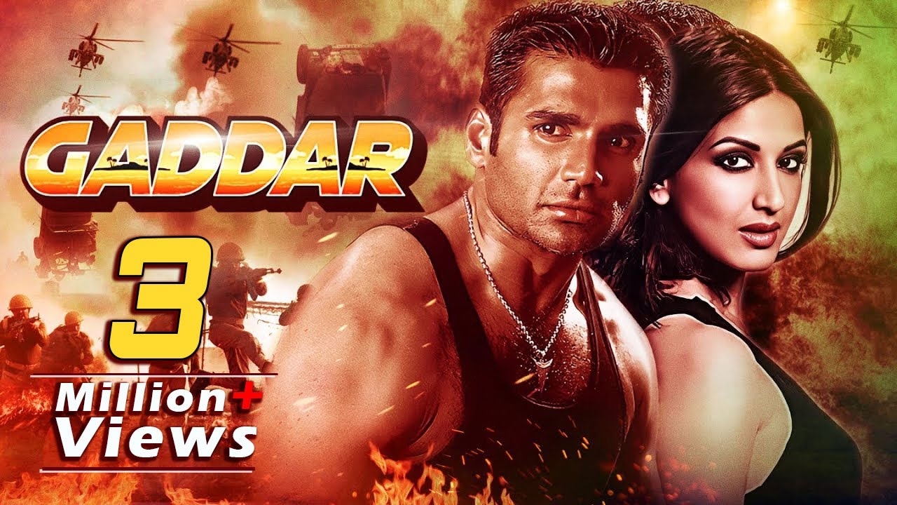   Gaddaar 4K  Suniel Shettys Superhit Blockbuster Action Bollywood Movie  Sonali Bendre