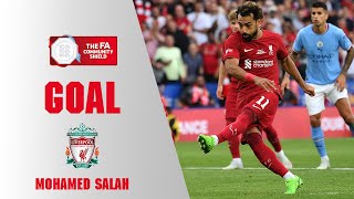 GOAL | Mohammed Salah | Liverpool v Manchester City | FA Community Shield 2022