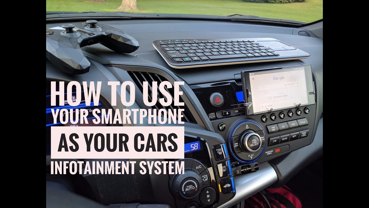 Using A Smartphone As Your Car GPS & Infotainment System 2017 YouTube