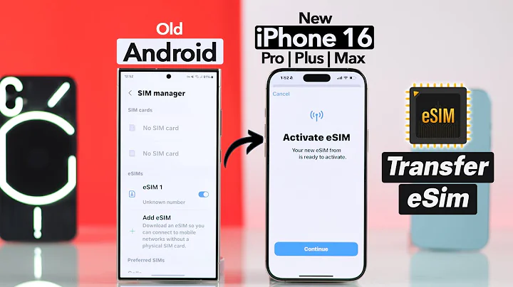 How to Activate eSim From Old Android to New iPhone 16 Pro Max/Plus!