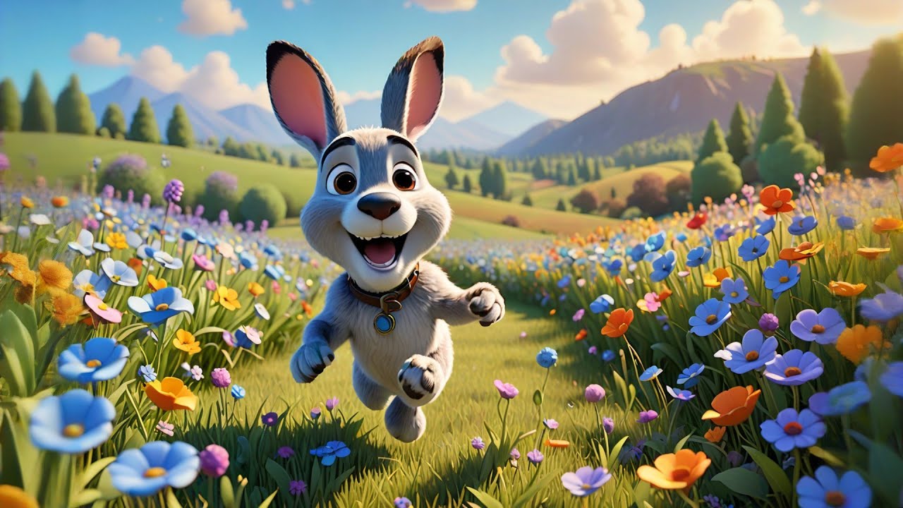 Rufus the Running Rabbit | Fun Animal Rhyme for Kids | Learn and Move ...