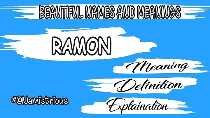 RAMON NAME MEANING || RAMON NAME || RAMON BOY'S NA...
