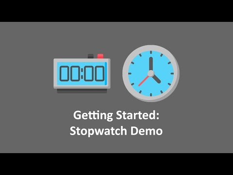 Timers And Clocks - Stopwatch Demo