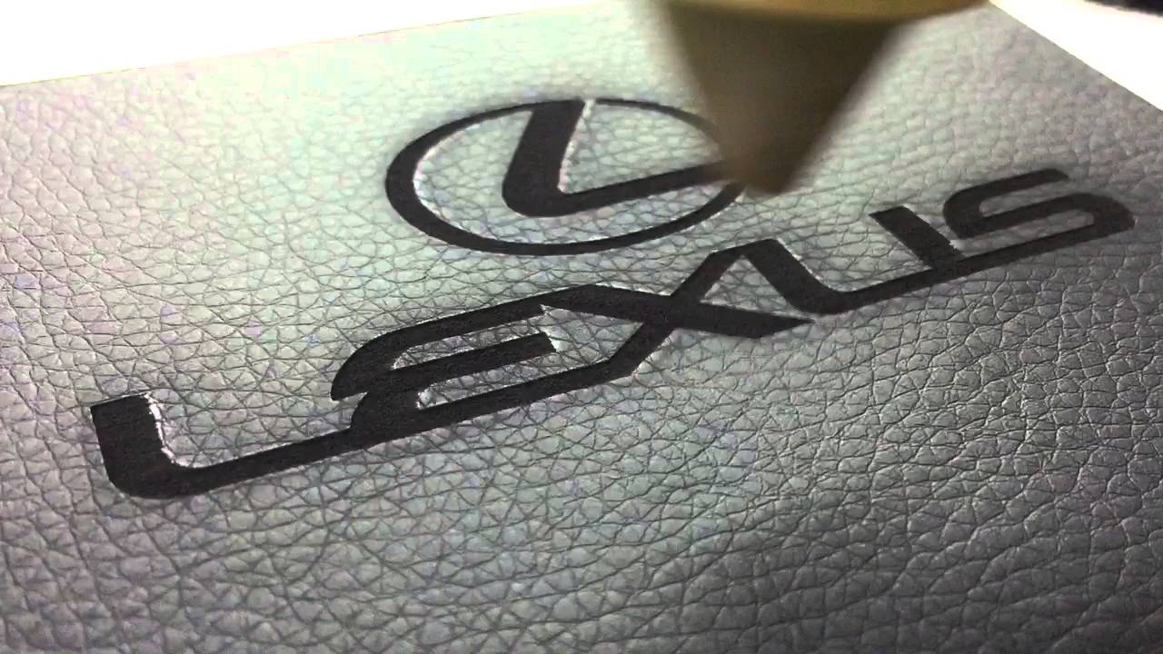 Гравировка по коже - YouTube