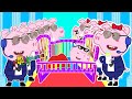 Teppy Play Bodyguard To Protect Baby Piggy - Kids Stories About Baby | Teppy Family Kids Cartoon