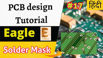 Solder mask /How To Export solder mask in Eagle Software #17 #pcbdesigntutorial #Eaglepcbdesign