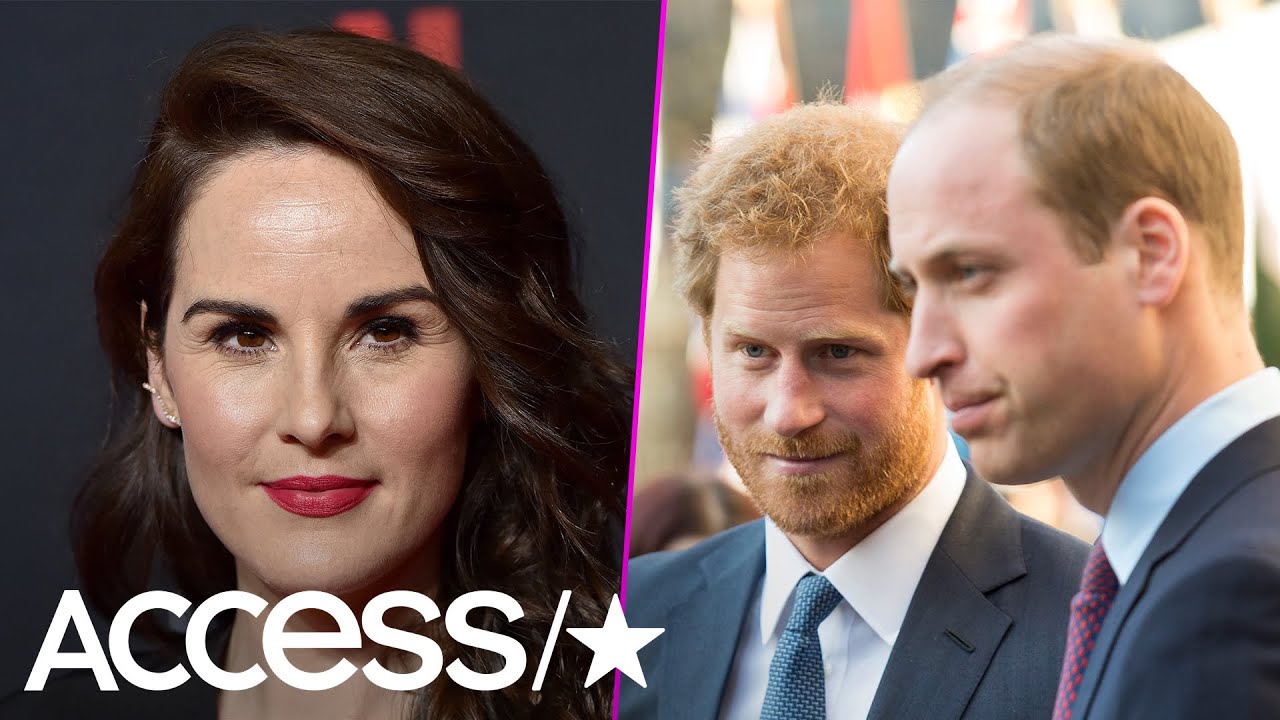 Michelle Dockery Picks 'Favorites' Prince William And Prince Harry As Dream 'Downton Abbey' Cameo