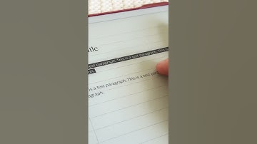 reMarkable Tip #10 - Selecting Groups of Typed Text