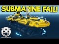 Spycakes & I Attempted to Rescue a Submarine and It was a Fail! - Stormworks Multiplayer Survival