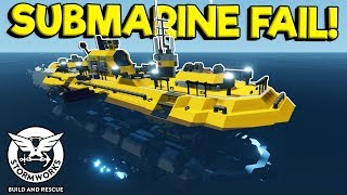 Spycakes & I Attempted to Rescue a Submarine and It was a Fail! - Stormworks Multiplayer Survival