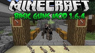 ILLEGAL HUNTING! Minecraft Basic Guns Mod 1.6.4 Mod Review w/SwordtoFace