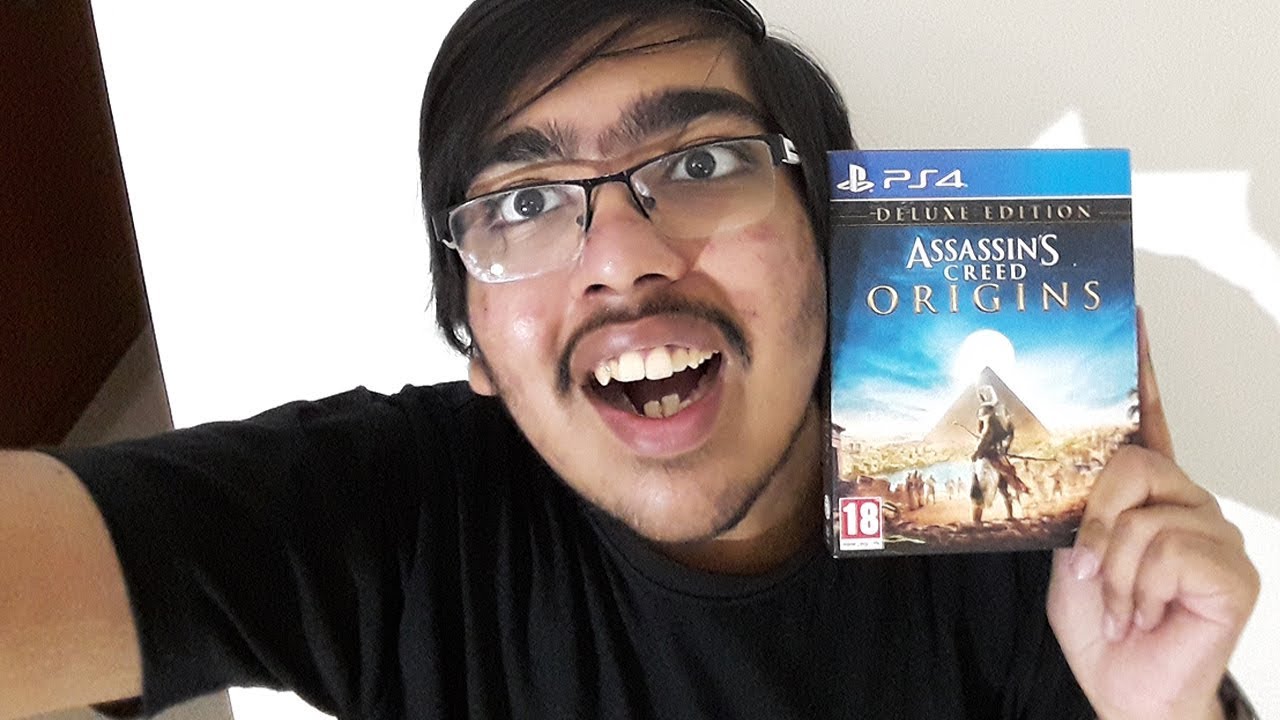 Assassin S Creed Origins Deluxe Edition Ps4 Unboxing Indian Unboxing Youtube