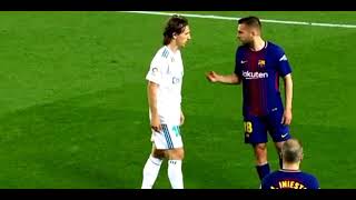 Luka Modrić pelea vs Jordi Alba
