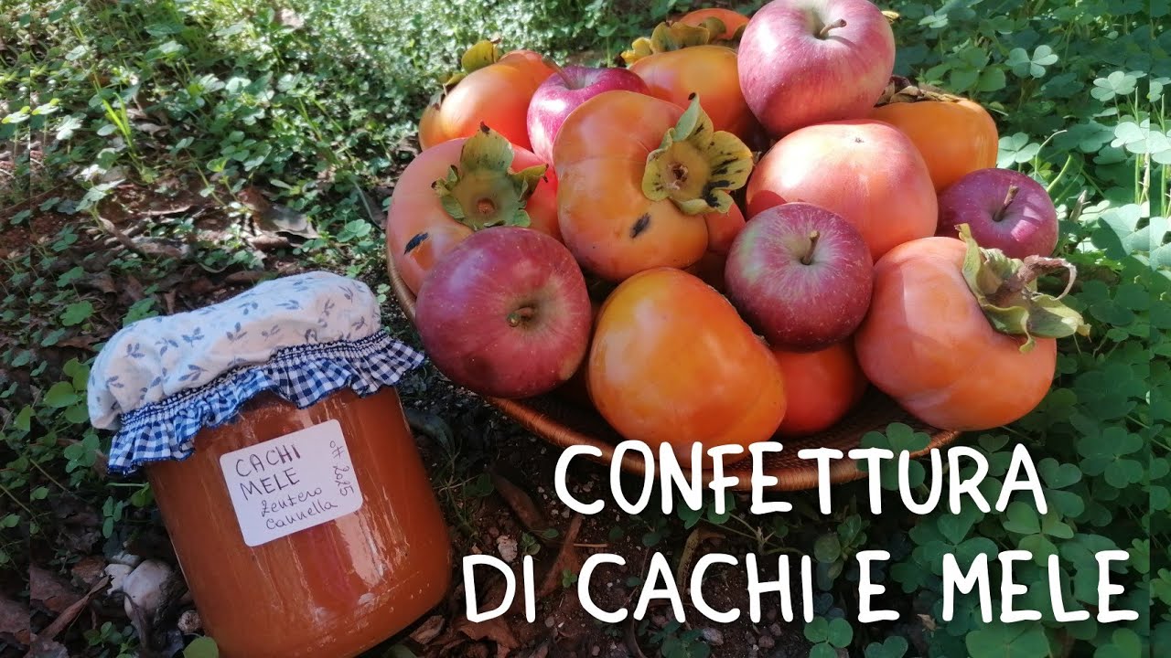 CONFETTURA DI CACHI E MELE con zenzero e cannella