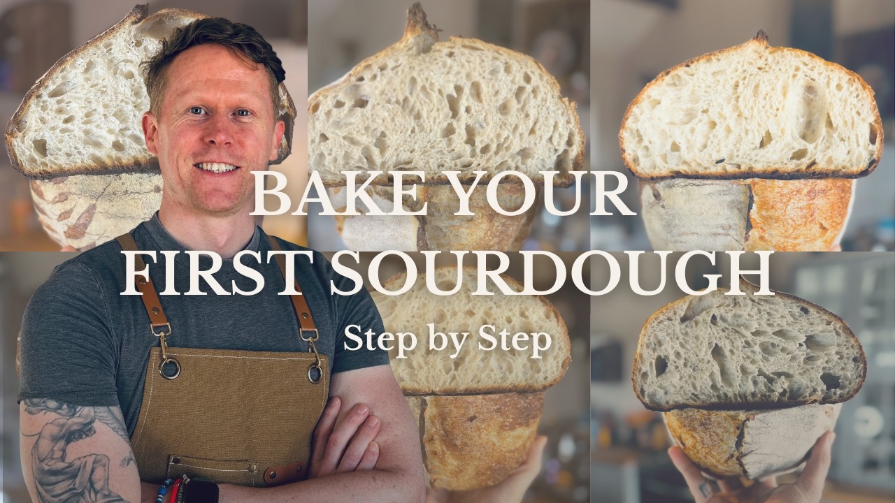 How To Bake Your FIRST Sourdough Bread | Beginner Sourdough Recipe