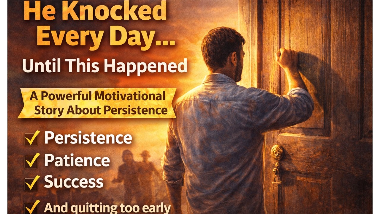 He Knocked Every Day… Until This Happened | A Powerful Motivational ...