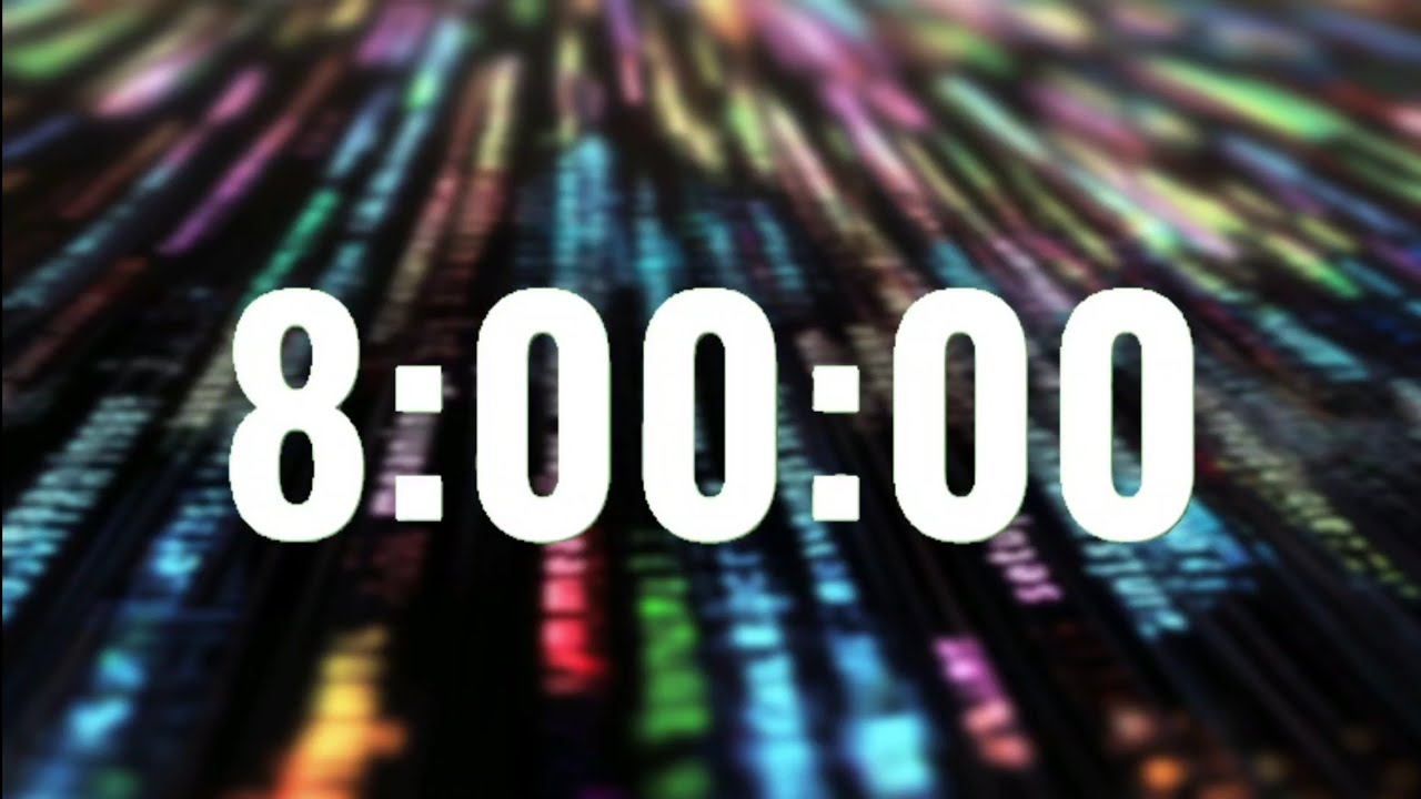 8 Hours Silent Work Timer | Full-Day Focus for Office & Remote Work 