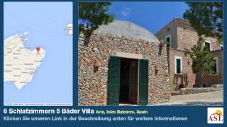6 Schlafzimmern 5 Bäder Villa zu verkaufen in Arta, Islas Baleares, Spain