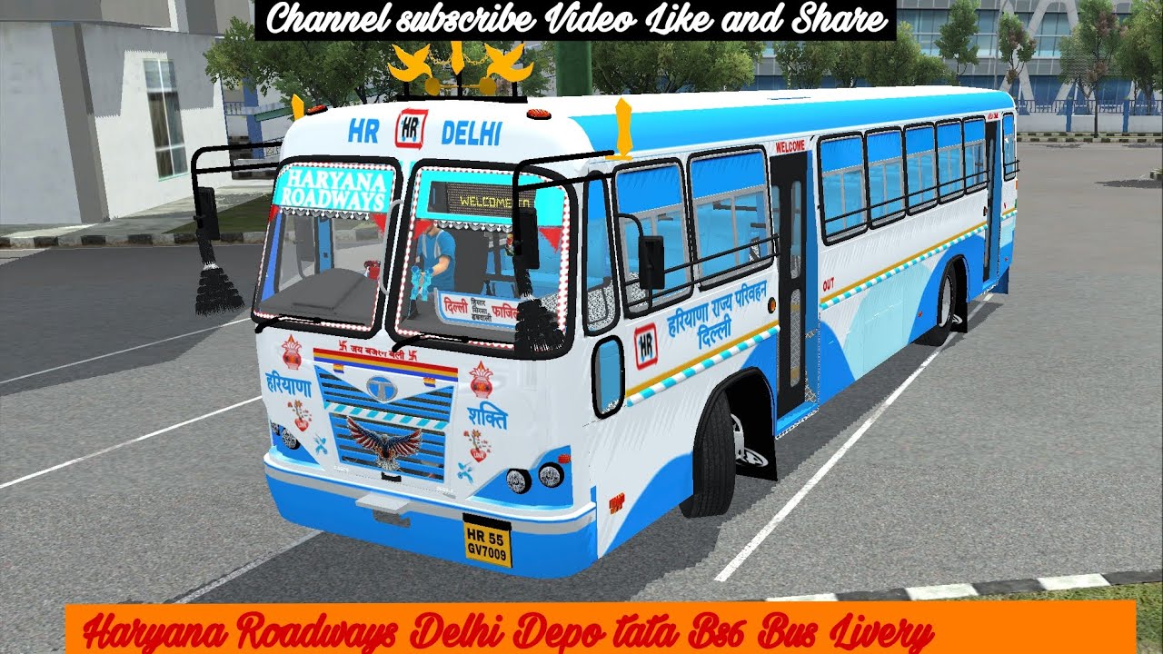 Haryana Roadways Delhi Depo tata Bs6 