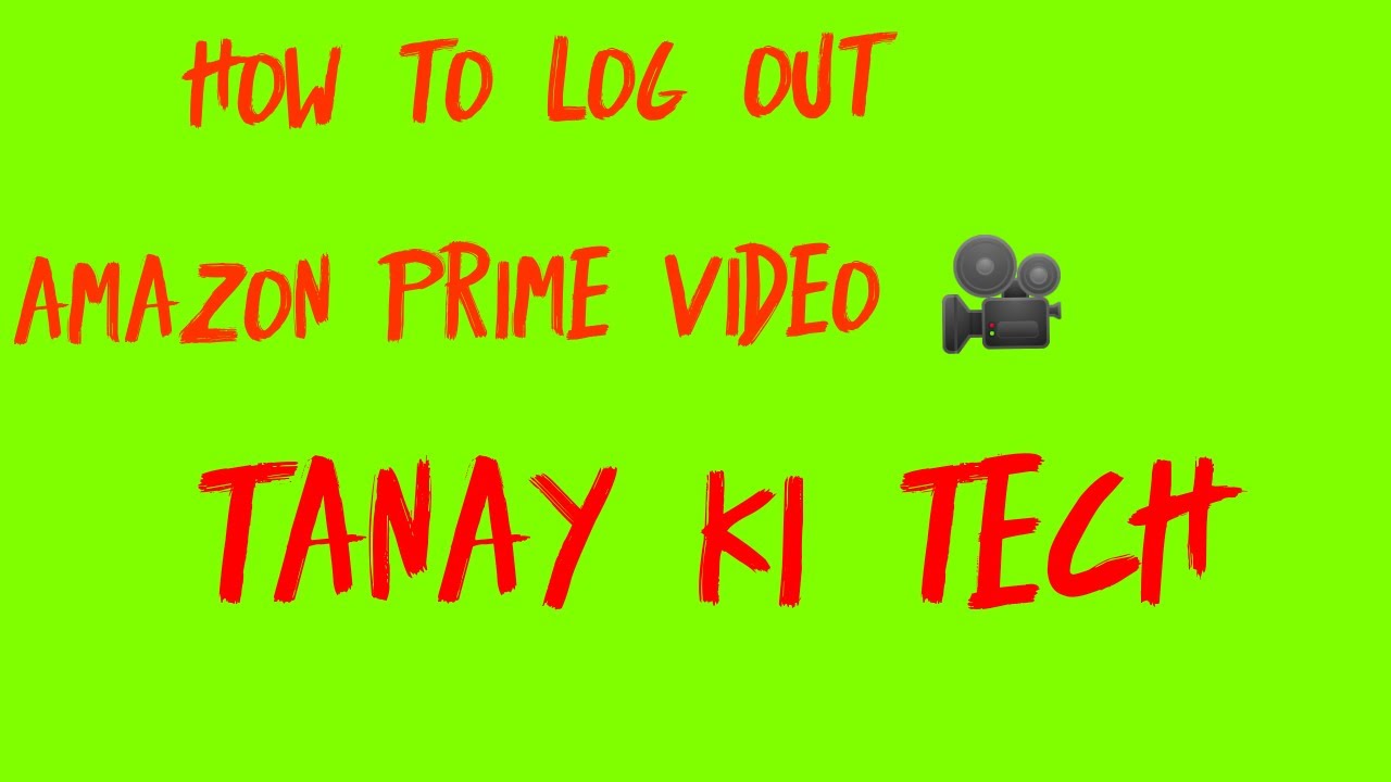 How to Logout Amazon Prime app | Sign Out from Amazon Prime Video (2022