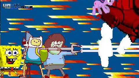 MUGEN Request: Team Spongebob V2 Vs Team Bowser (4v4 Simul)