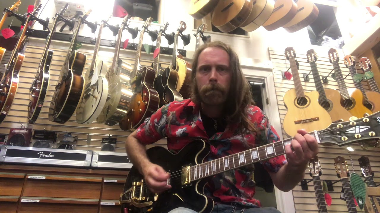 EPIPHONE DOT ES355 EB BIGSBY - YouTube 