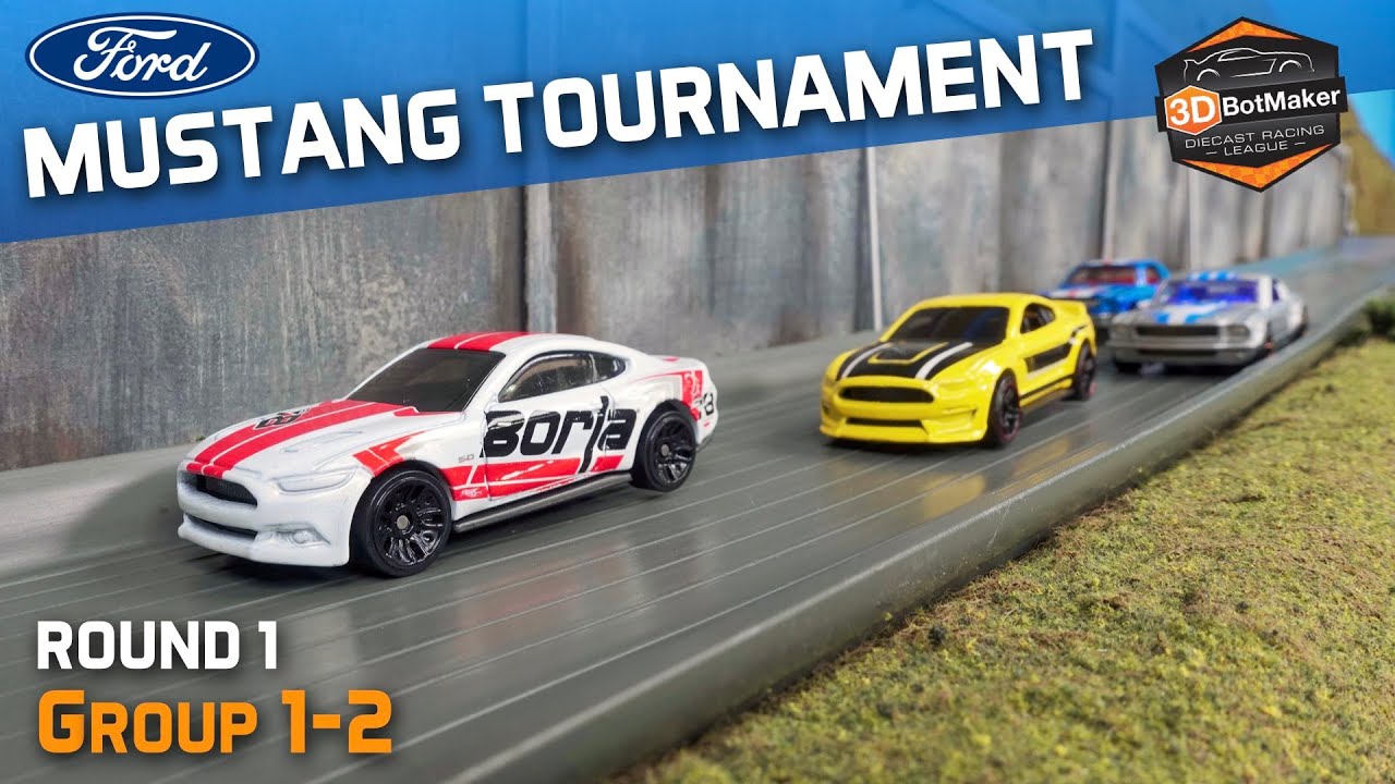 2022 Mustang Tournament (Round 1 Groups 1-2) Diecast Racing