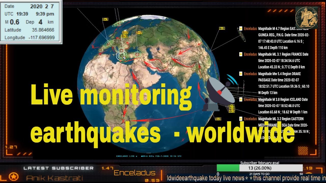 Live monitoring  earthquakes  - worldwide⭐ 16/03/2020    ⚠️m 5.4  SOUTHERN IRAN ​