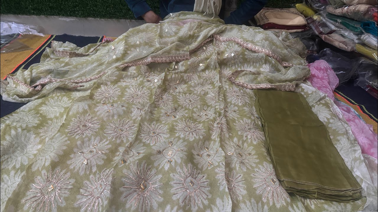 Gota Patti work के डिजाइनर सूट# maancollection