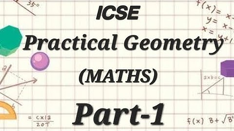 ICSE Class-6 Practical Geometry (MATHS) Part-1(Exercise-15.1 Q-2 and 5)