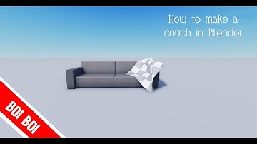 How to make a Couch in Blender (PART 1) ROBLOX