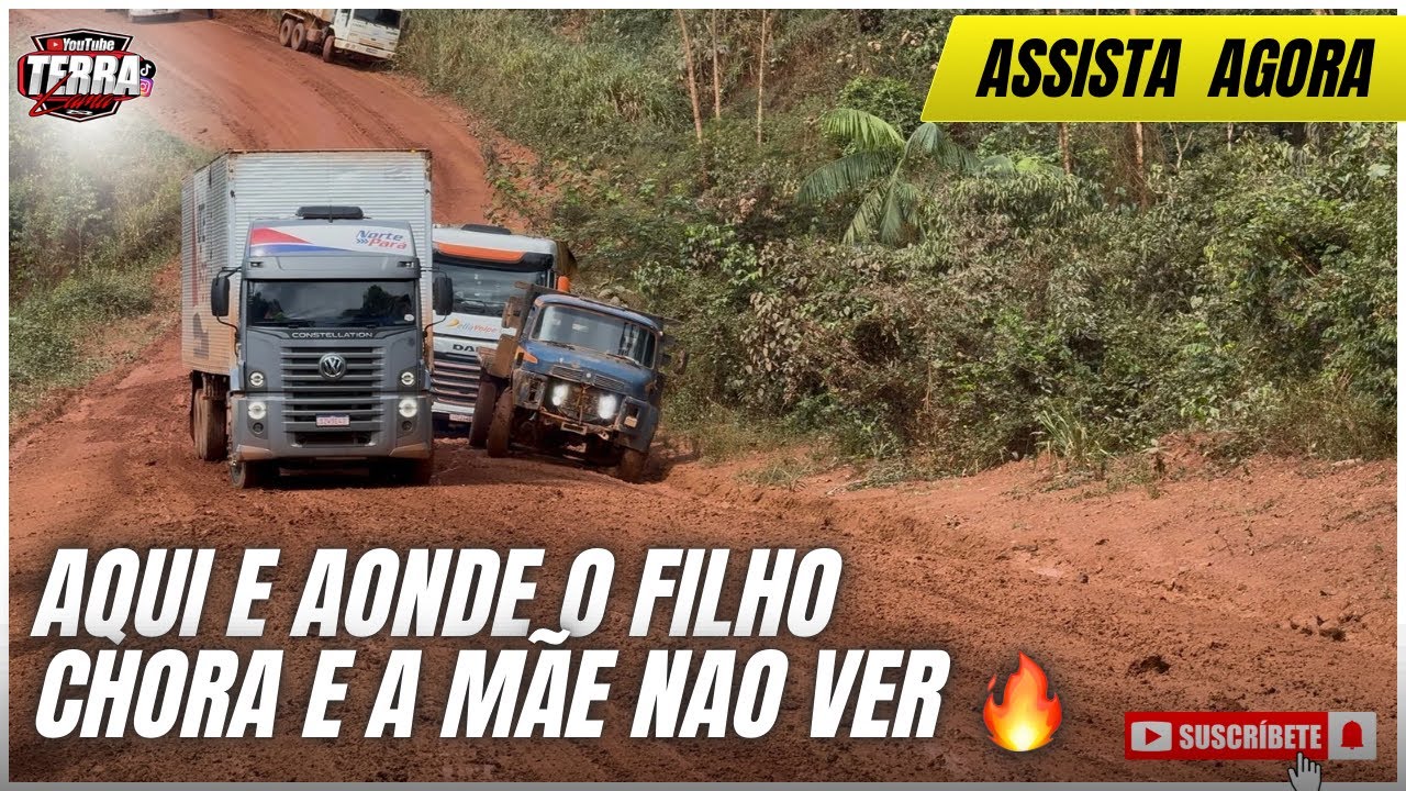 CARRETAS NÃO CONSEGUIRAM SUBIR A LADEIRA DO 117 DEPOIS DE UMA CHUVA FORTE🌧️ 15/08/25