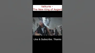 Valkyrie The New King of Asgard Thor: Love & Thunder 🕊 #shorts