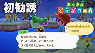 #06 [あつ森 初見実況] 住民厳選！マイル旅行券でタツオを勧誘できる！？ ｜ Animal Crossing New Horizons LIVE [あつまれどうぶつの森]