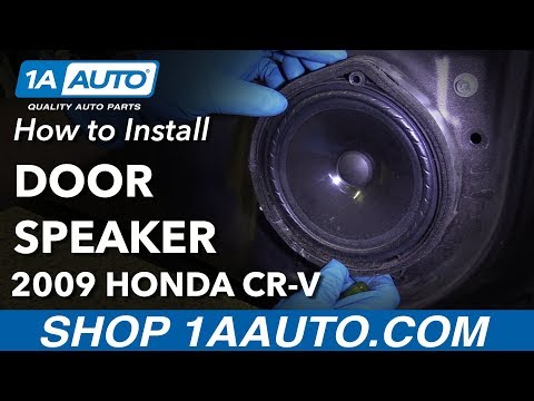 How to Install Replace Front Door Speaker 2009 Honda CR-V