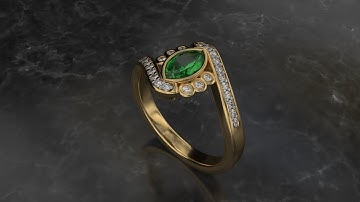 CrossGems - Create a Round Bypass Ring