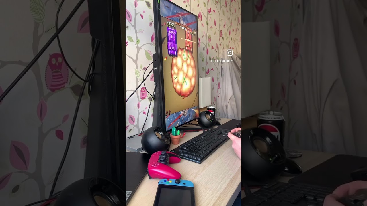 If the game has TATE mode you gotta rotate that screen! 