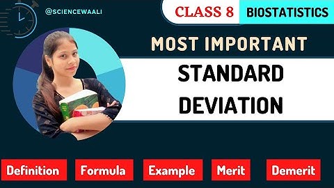 Standard Deviation BSc 3rd Year || Standard Deviation statistics || Biostatistics series