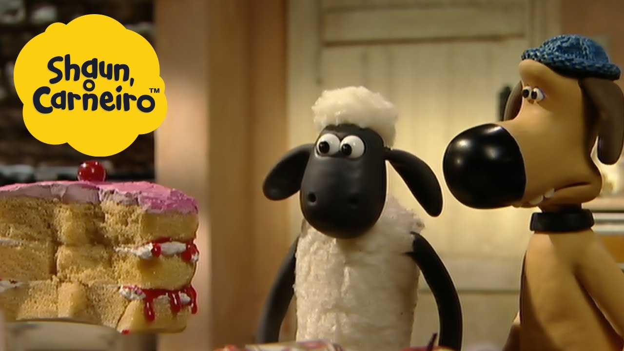 🐑Shaun, o Carneiro [Shaun the Sheep] Bolo Assombrado 🐑 Hora Especial🐑| Cartoons Para Crianças